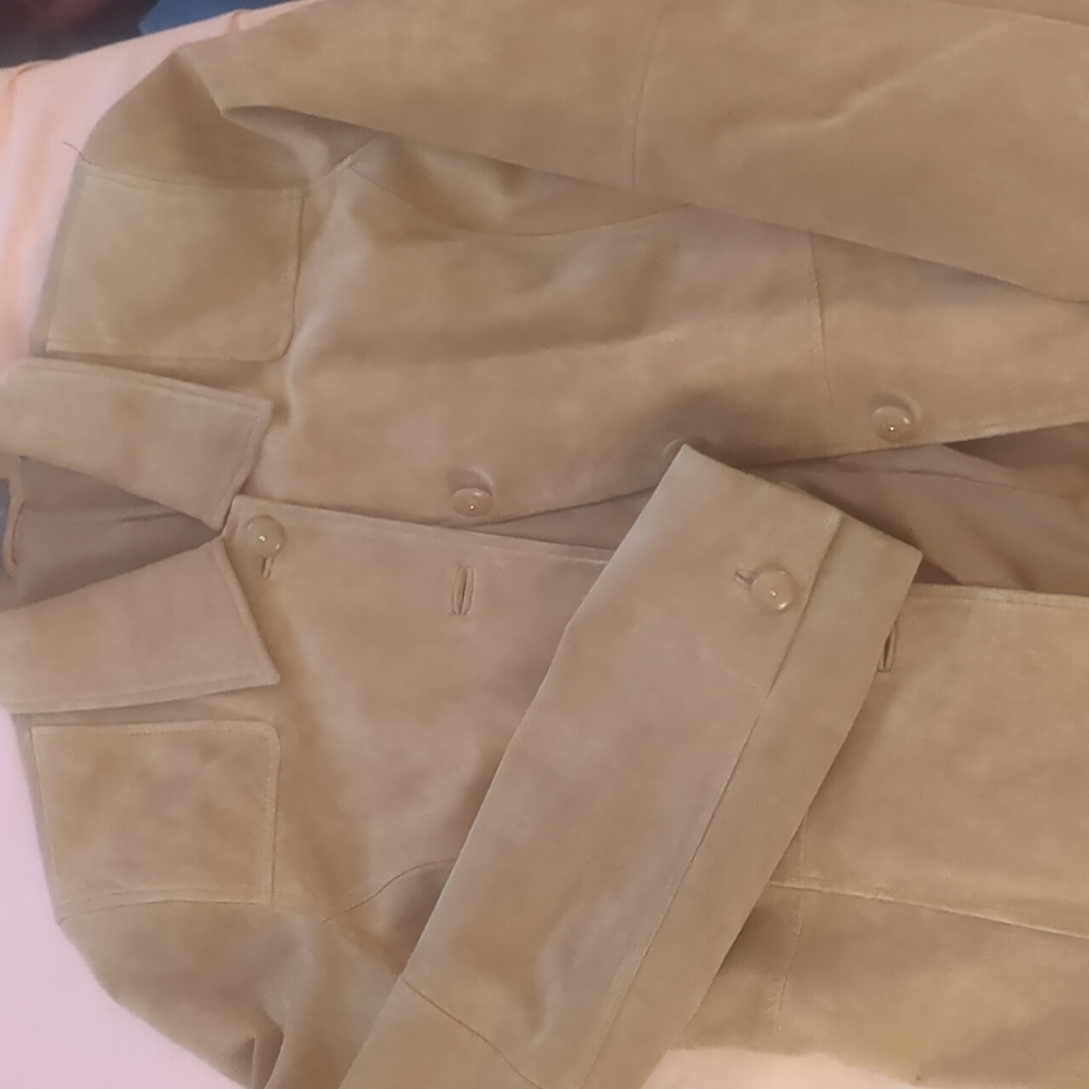 Liz Claiborne 10 suede Blazer jacket size 12.